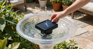 This $10 Solar Fountain Stops Mosquitoes Breeding In Bird Baths, Attracts Feathered Friends & Adds Soothing Sounds To Your Garden