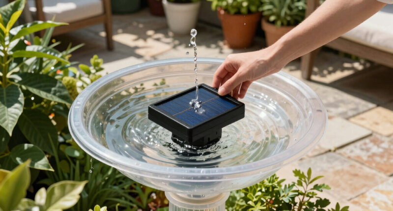 This $10 Solar Fountain Stops Mosquitoes Breeding In Bird Baths, Attracts Feathered Friends & Adds Soothing Sounds To Your Garden