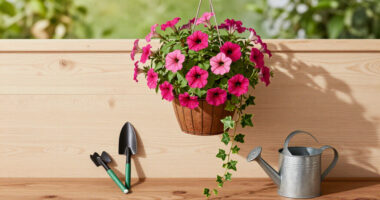 6 Simple Ways To Give Hanging Baskets A Refresh In August – And Keep Containers Looking Lush All Fall