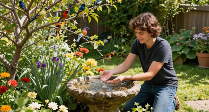 The Puddle Bird Bath Your Backyard Needs To Attract The Birds You Are Missing This Summer