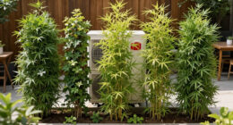 These 5 Fast-Growing Plants Hide AC Units Beautifully And Reduce Sound – Without Blocking Airflow