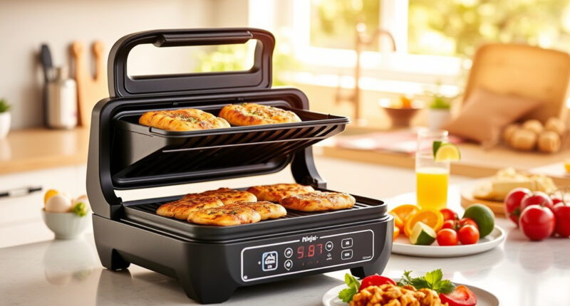 Host Effortless Summer Pool Parties with Ninja Foodi Pro 5-in-1 Grill