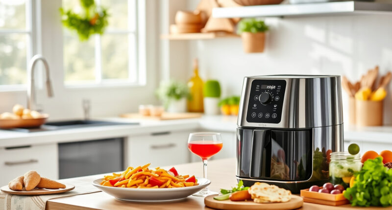 Host Effortlessly with the Ninja Crispi Pro 6-in-1 Glass Air Fryer for Your Summer Gatherings