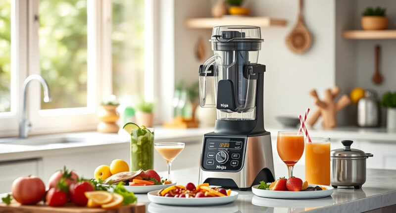 Host Effortlessly with the Ninja Professional Plus Kitchen System at Your Summer Pool Party