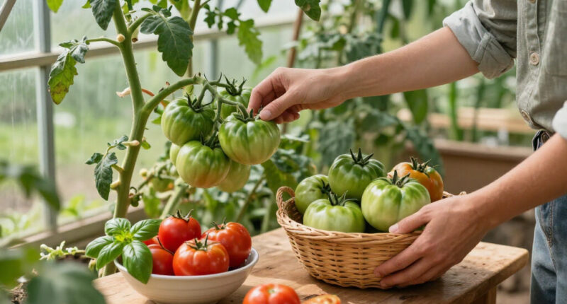 How To Ripen Green Tomatoes Before Frost Hits – Plus The One Trick To Skip