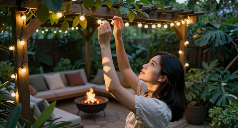 Jennifer Aniston's Garden Lighting Trick Is Perfect For Cozy Season – And You Can Copy It For $50
