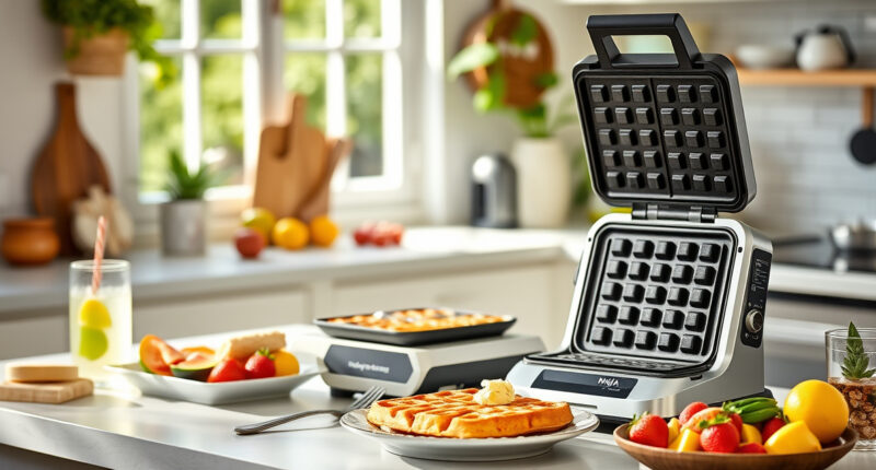 Make Summer Pool Parties Sweeter with the Ninja Belgian Waffle Maker Pro