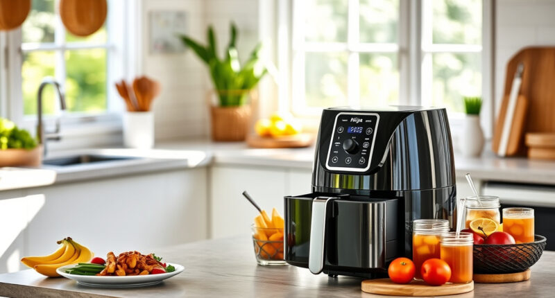Ninja Air Fryer AF141 for Easy Summer Garden Hosting