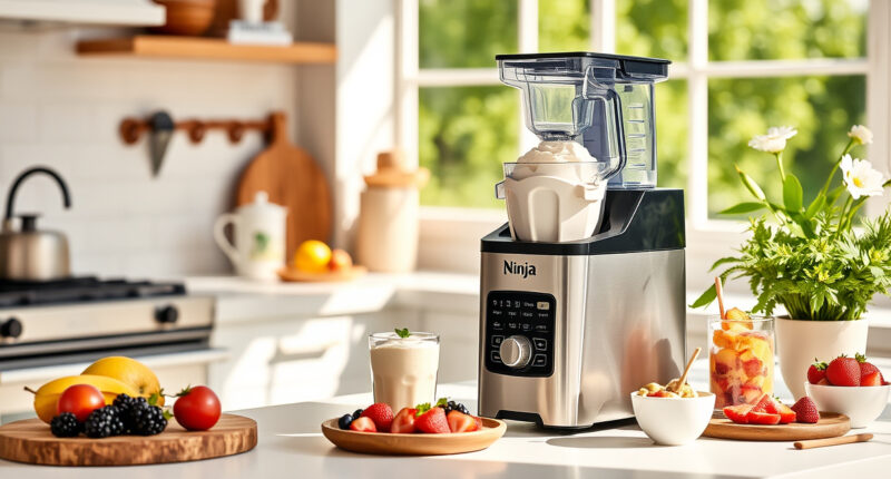 Ninja CREAMi Deluxe: Effortless Frozen Desserts for Summer Pool Parties