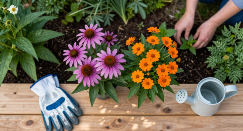 Pair These 2 Bold Perennials For An Easy Late-Season Border That Looks Professionally Designed