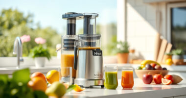 Summer Juicing Made Easy with Ninja NeverClog Cold Press Juicer and Accessories