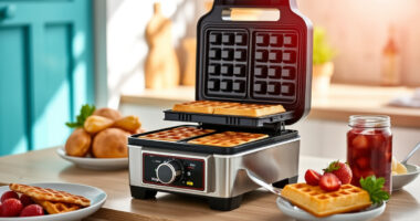 Summer Waffle Delights with Ninja Belgian Waffle Maker Pro