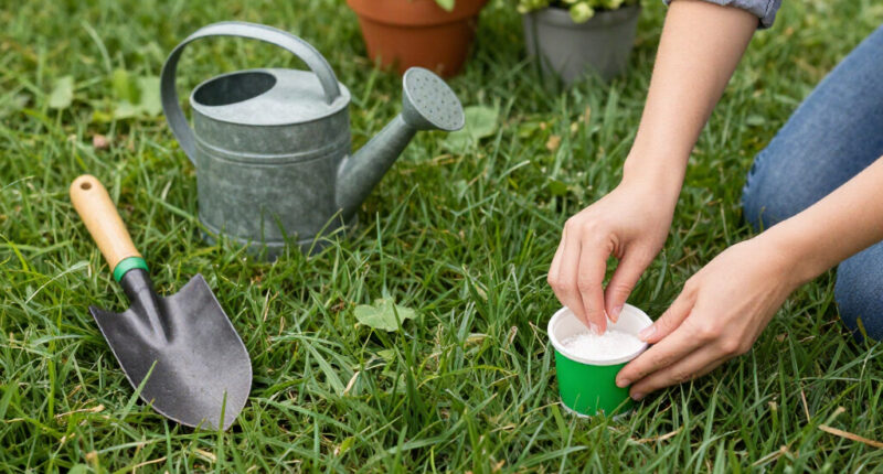 This Easy DIY Trick Solves 4 Common Lawn Problems At Once – All It Takes Is A Piece Of Old Chain-Link Fencing