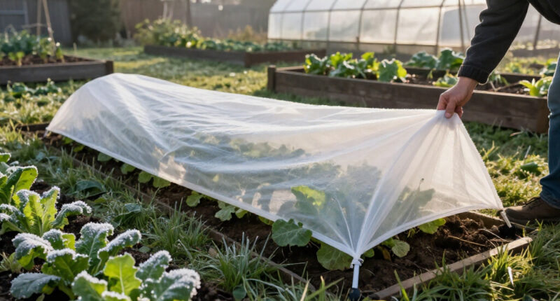 How Do Floating Row Covers Protect Plants From Frost?