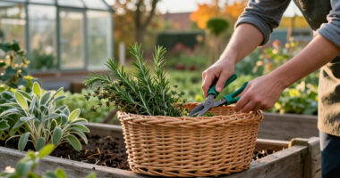 How To Harvest Herbs For Winter Cooking Before The First Frost