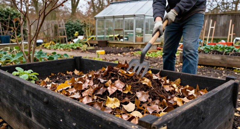 The Clever Secret To Speed Fall Leaves Into Free Compost By Spring