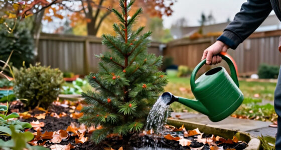 Water Conifers In Fall? Really?