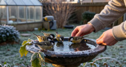 Wildlife Experts Say This Clever Gadget Will Stop Your Bird Bath From Freezing Over This Winter – It’s A Fuss-free Way To Support Birds In Cold Weather